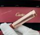 2021 New Cartier Santos Dumont De Ballpoint Pen Rose Gold and Red (4)_th.jpg